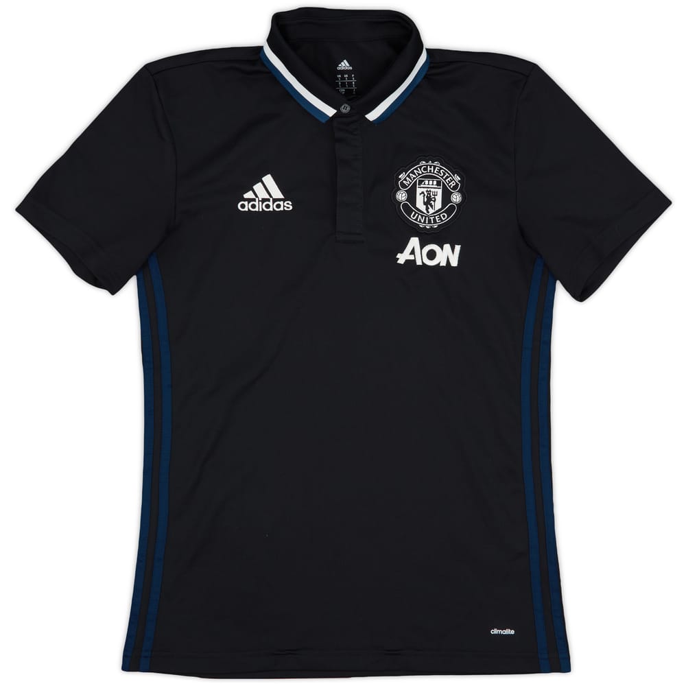 2016-17 Manchester United adidas Polo Shirt - 9/10 - (S)