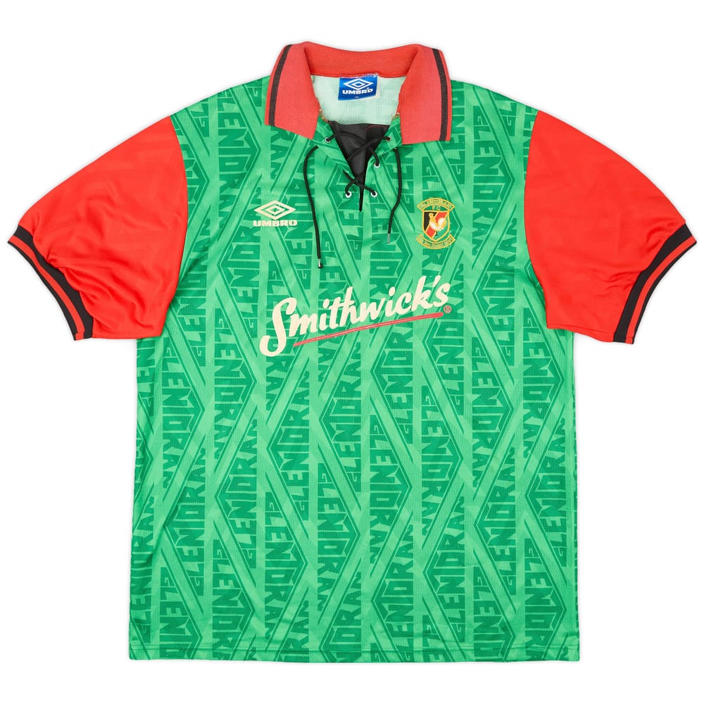 1992-93 Glentoran Home Shirt - 8/10 - (XL)