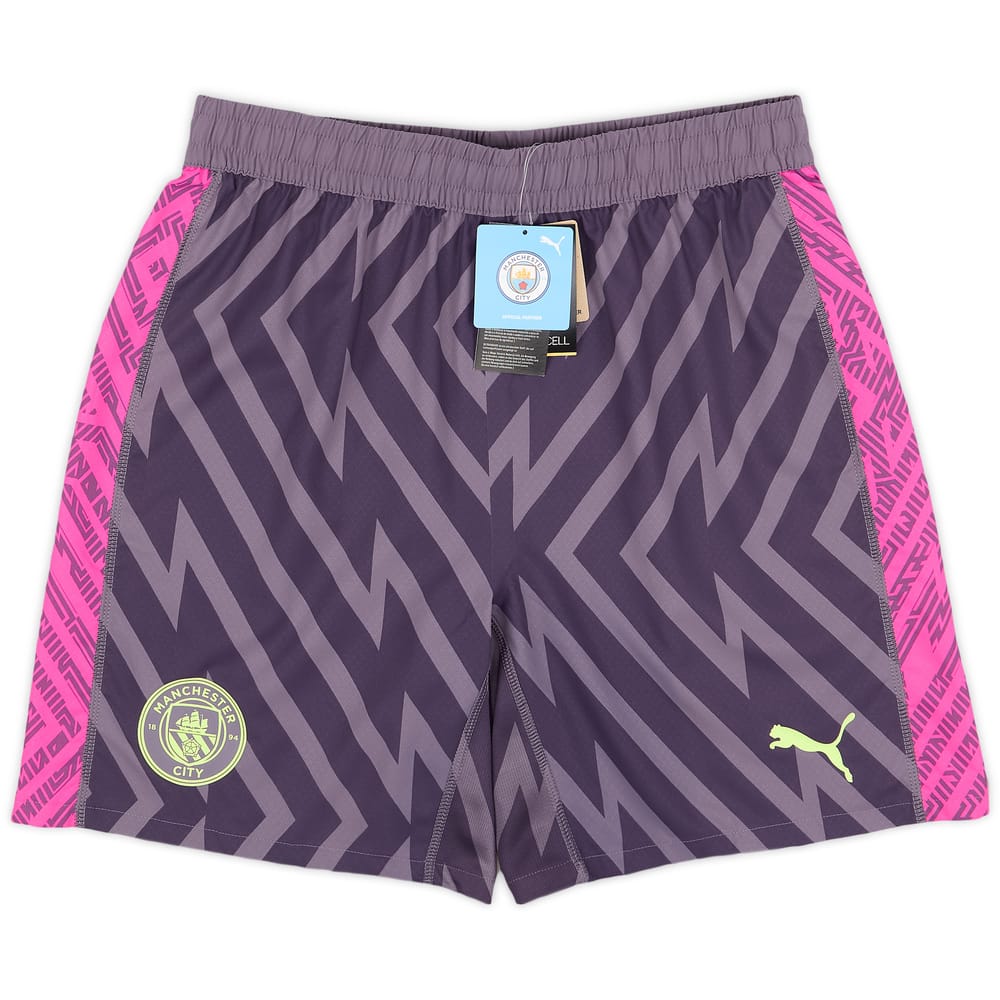 2023-24 Manchester City Player Issue GK Away Shorts (L)