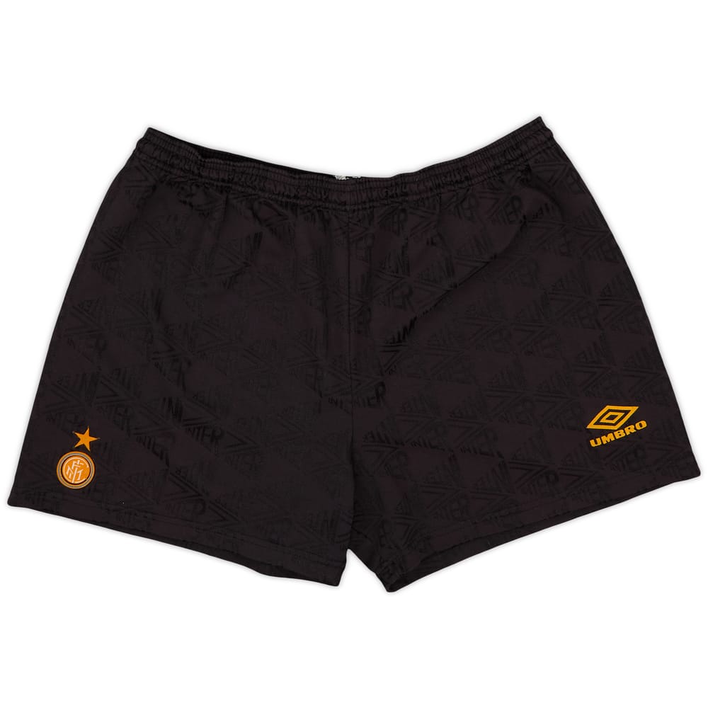 1995-96 Inter Milan Home Shorts - 8/10 - (L)