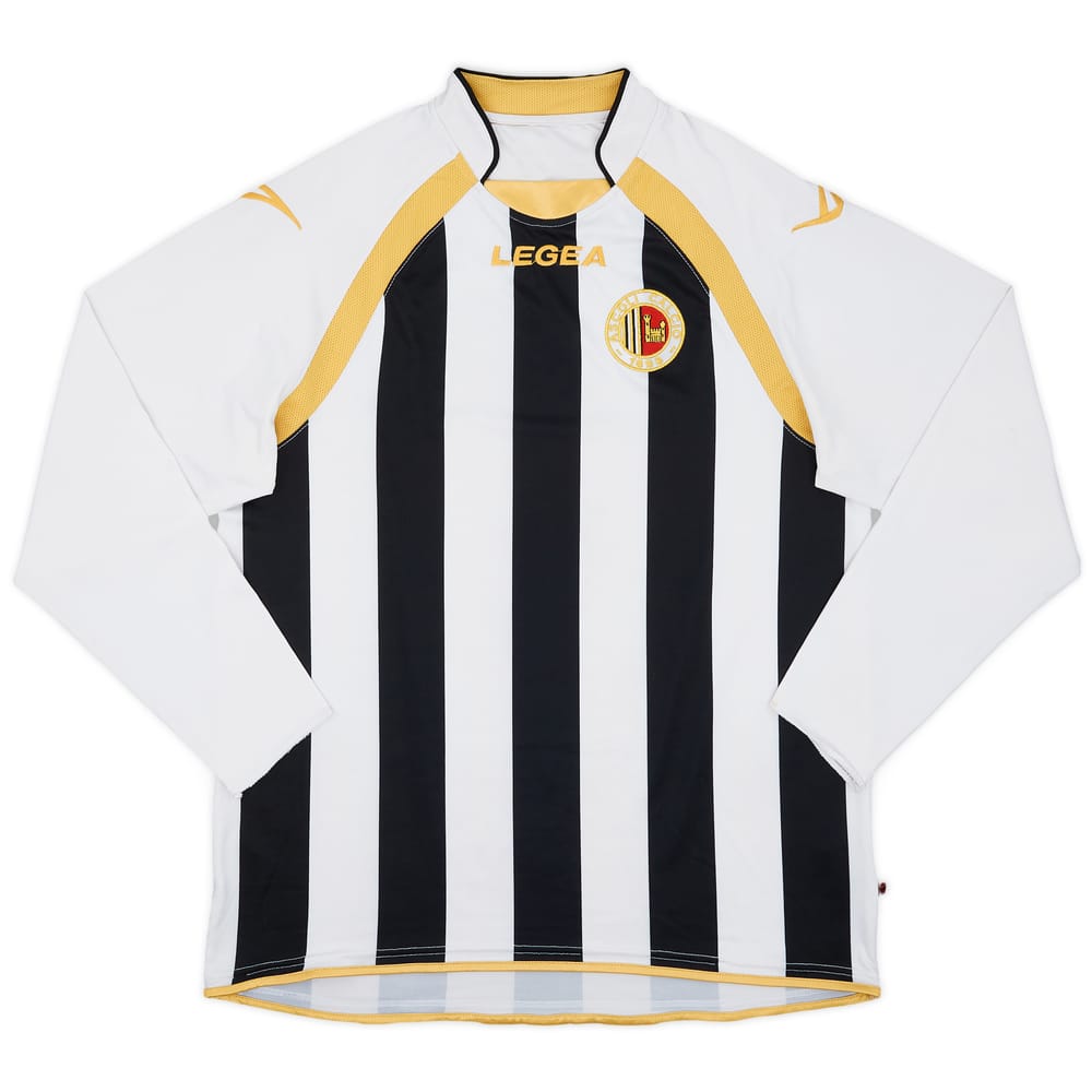 2010-11 Ascoli Home L/S Shirt - 7/10 - (L)