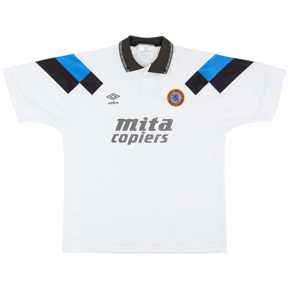 1990-92 Aston Villa Away Shirt - 8/10 - (XL)