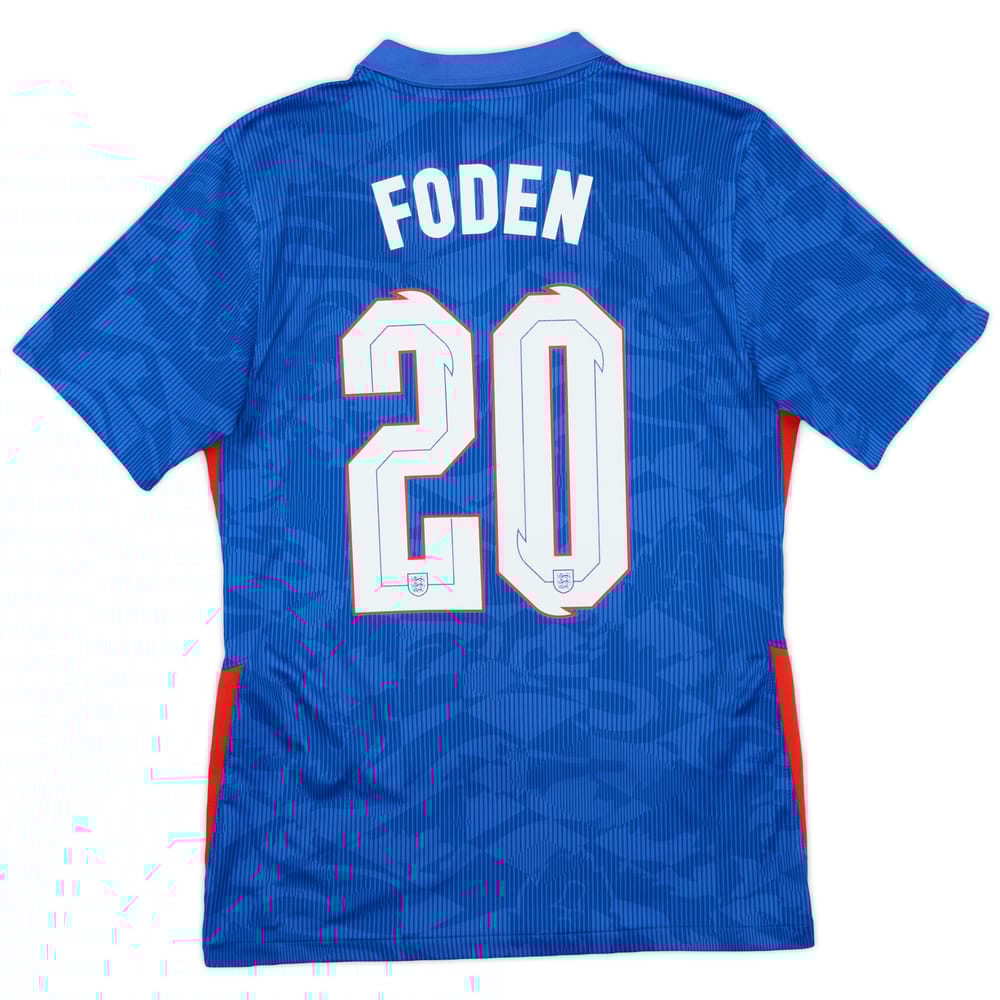 2020-21 England Away Shirt Foden #20 - 9/10 - (S)