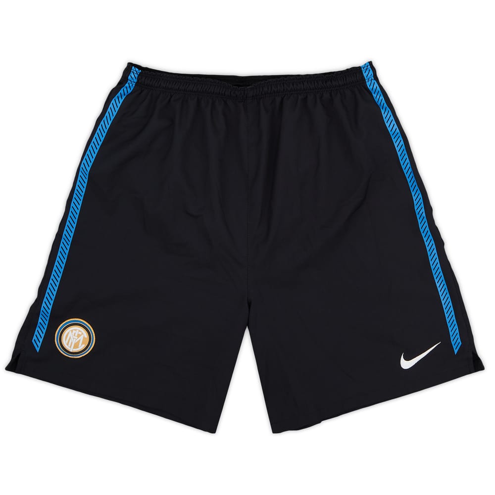 2010-11 Inter Milan Player Issue Home Shorts - 8/10 - (XL.Boys)
