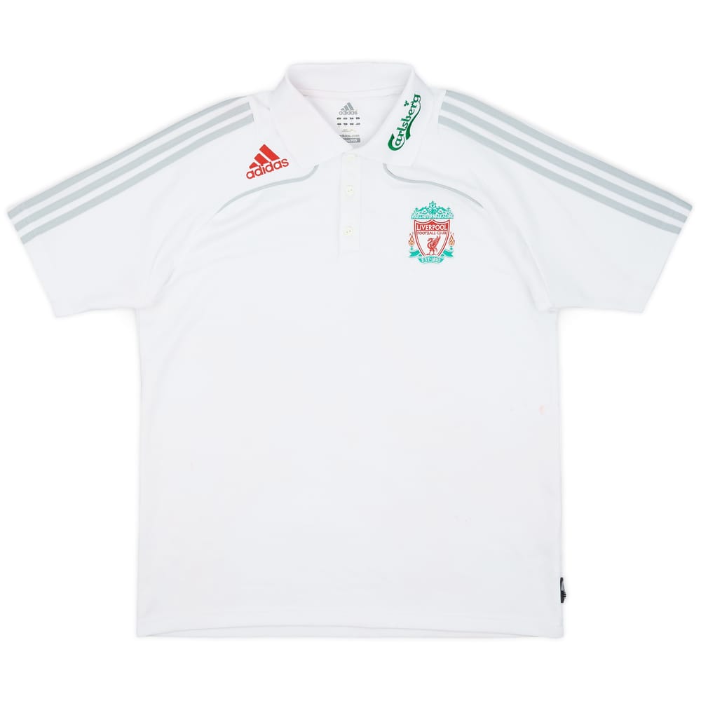 2008-09 Liverpool adidas Polo Shirt - 6/10 - (L)