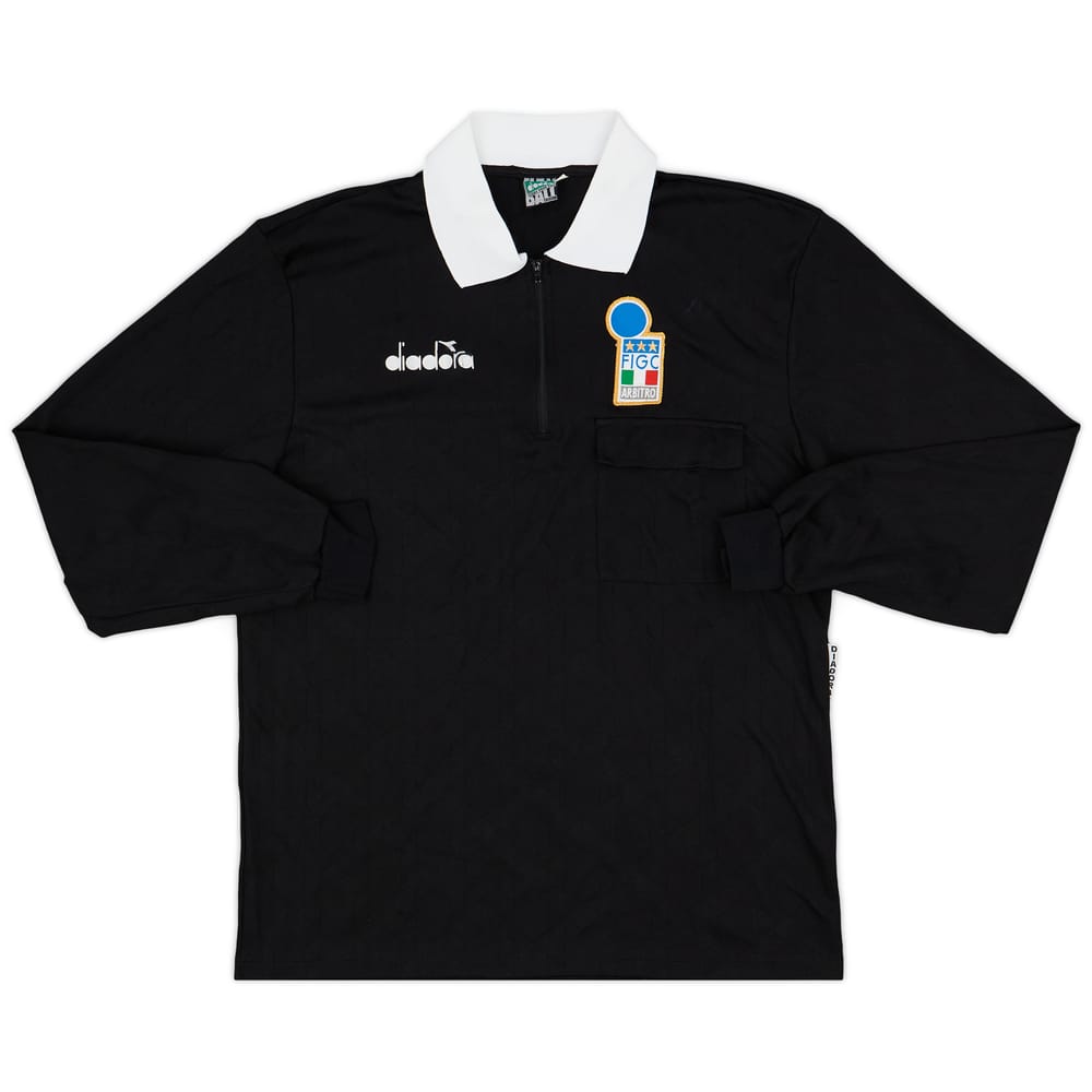 1994 Italy Diadora Referee L/S Shirt - 9/10 - (L)