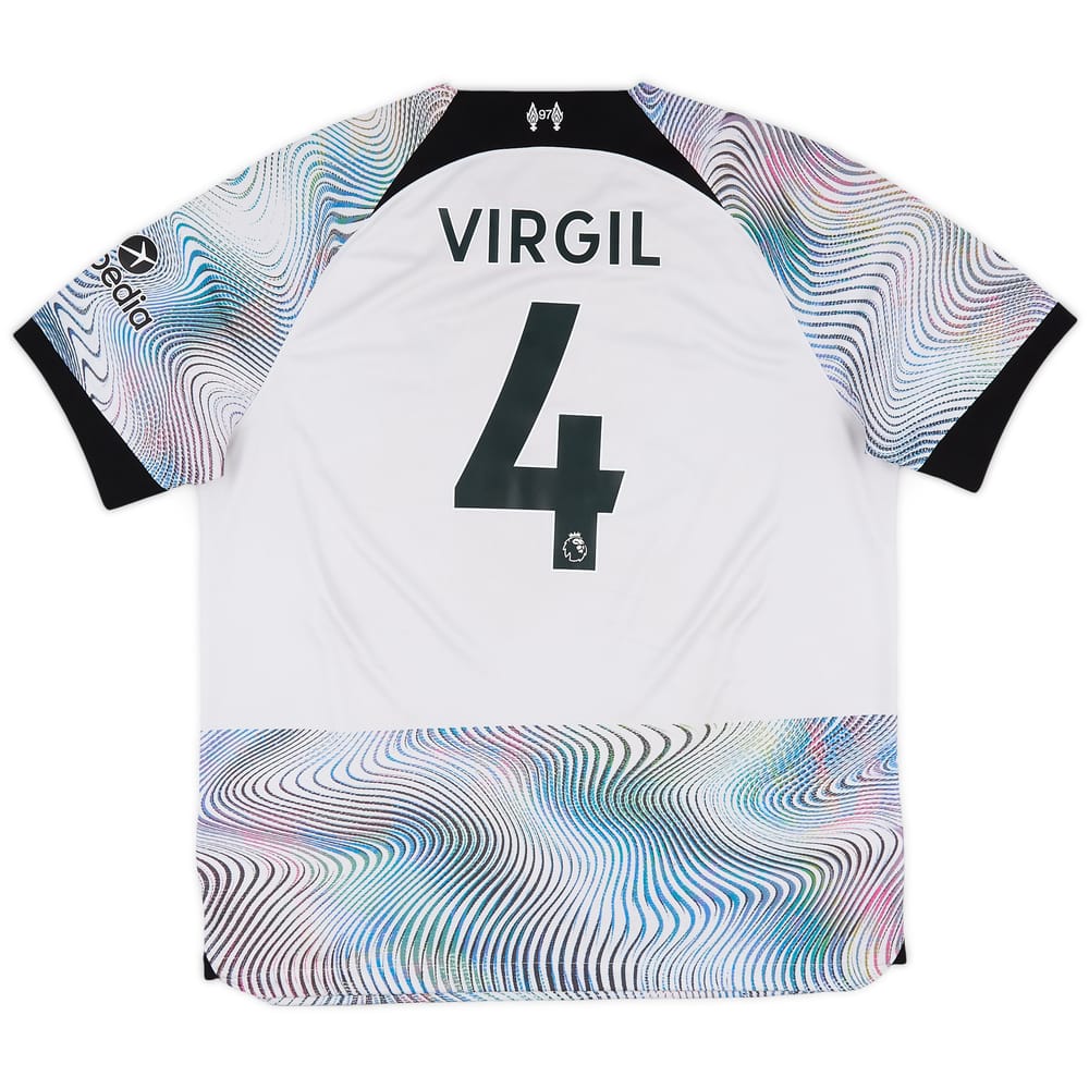 2022-23 Liverpool Away Shirt Virgil #4 - 7/10 - (XL)