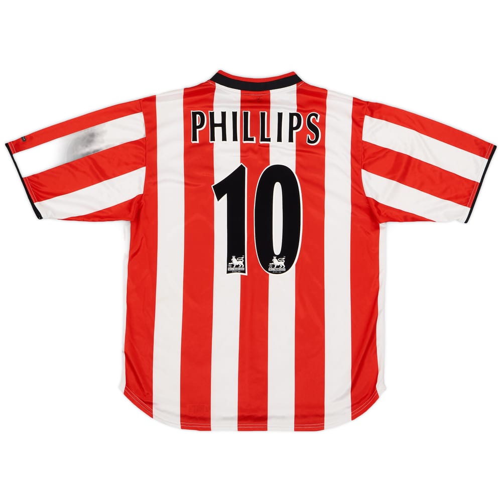 2000-02 Sunderland Home Shirt Phillips #10 - 5/10 - (L)
