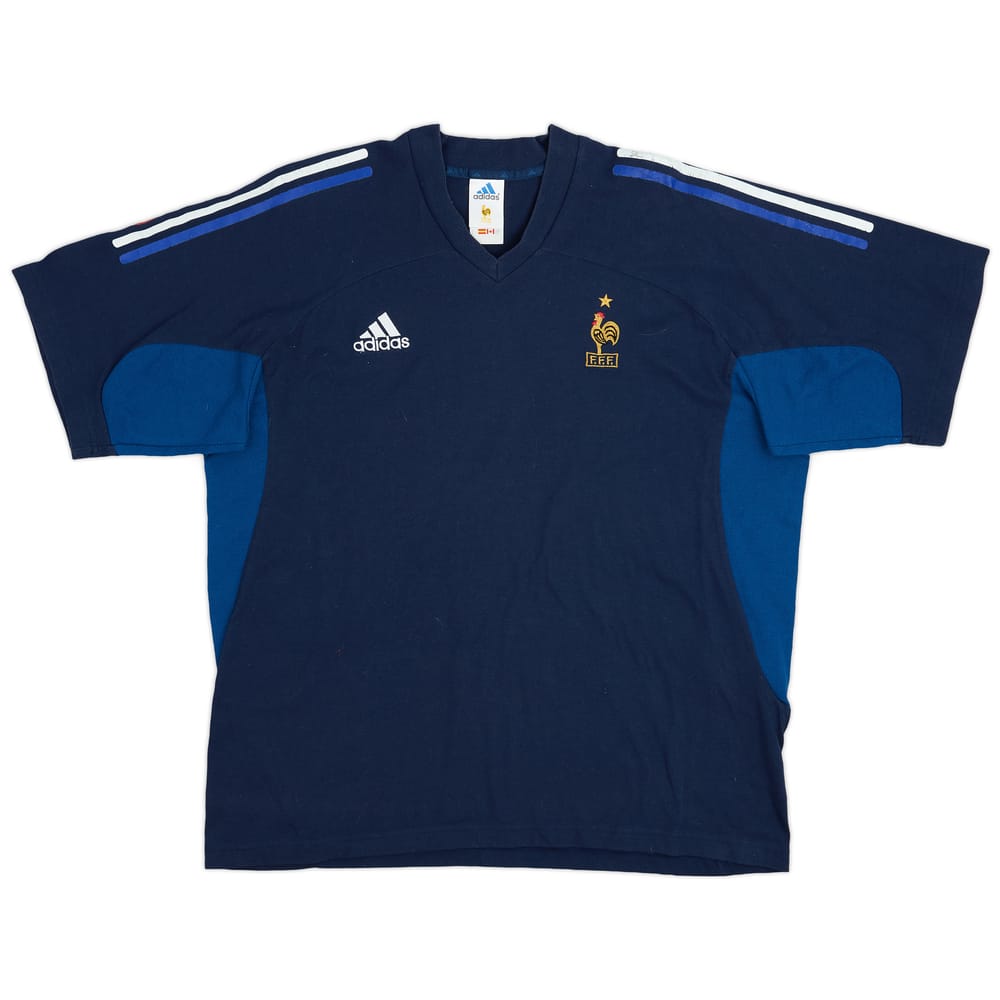 2002-04 France adidas Training Shirt - 8/10 - (L)