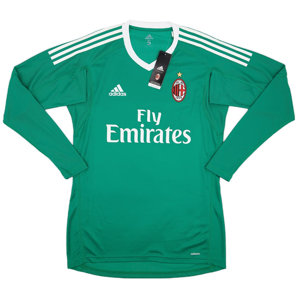2017-18 AC Milan Player Issue GK Shirt (S/M)