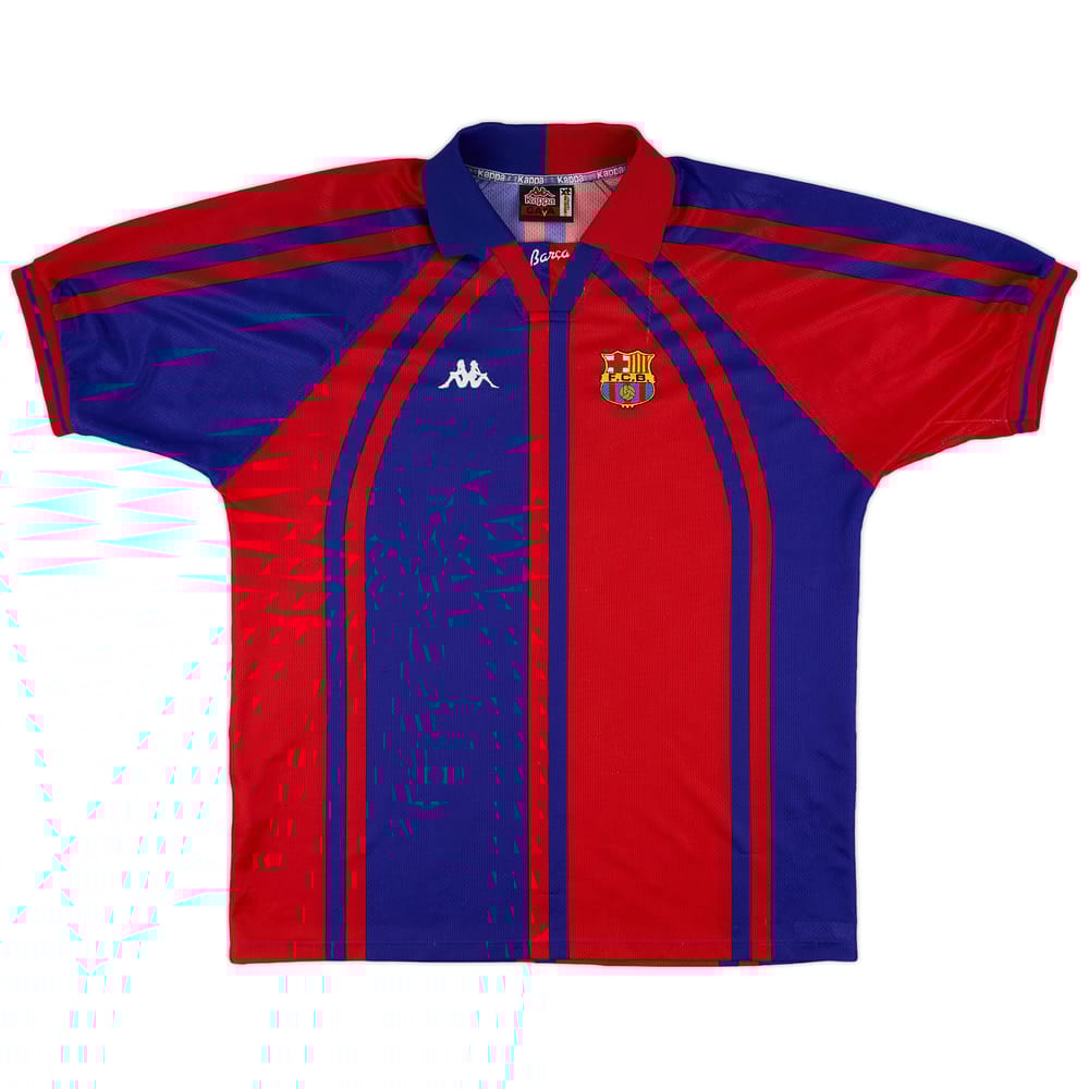 1997-98 Barcelona European Home Shirt - 8/10 - (XL)