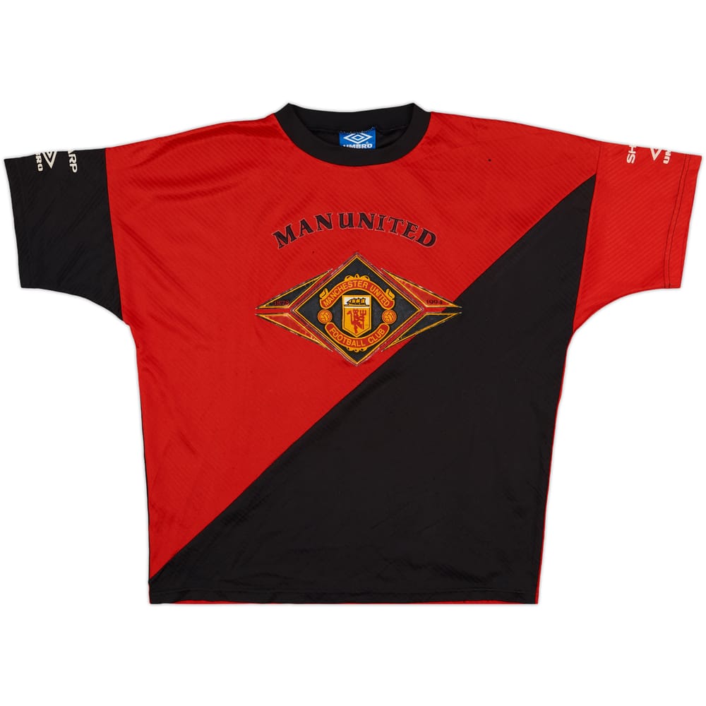 1994-95 Manchester United Umbro Training Shirt - 4/10 - (L)