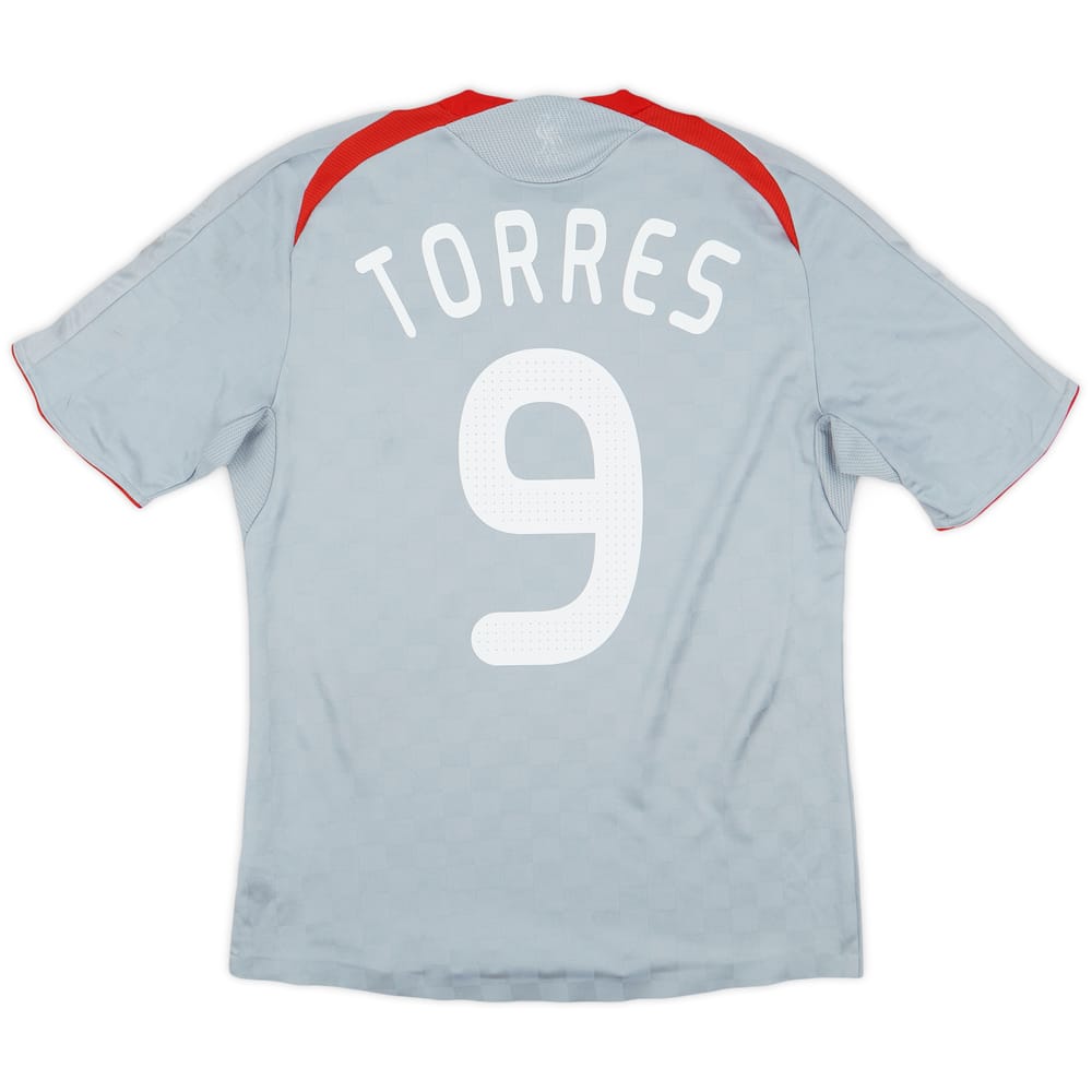 2008-09 Liverpool Player Issue CL Away Shirt Torres #9 - 8/10 - (M)