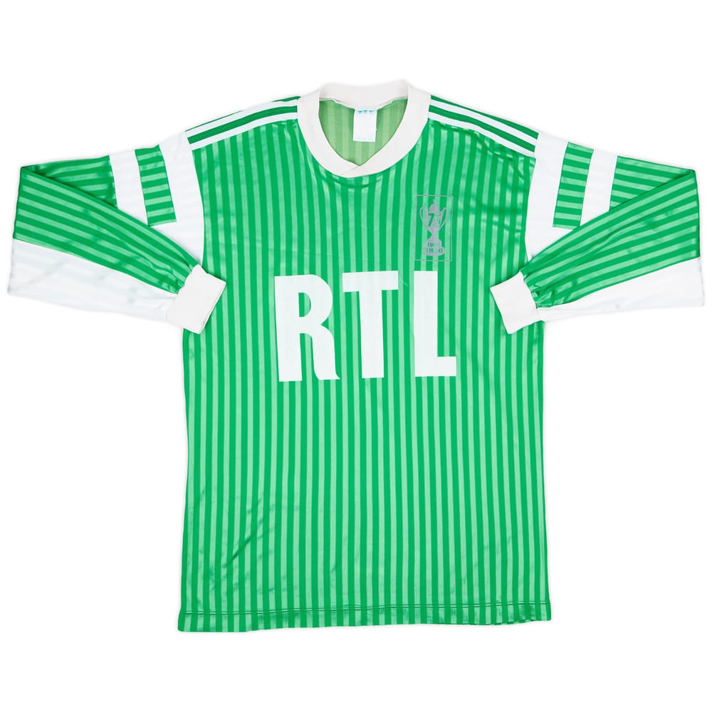 1991-92 Coupe de France L/S Shirt #7 - 7/10 - (L/XL)