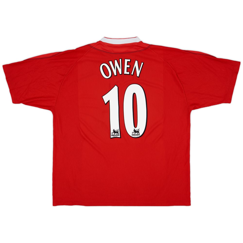 2002-04 Liverpool Home Shirt Owen #10 - 8/10 - (XXL)