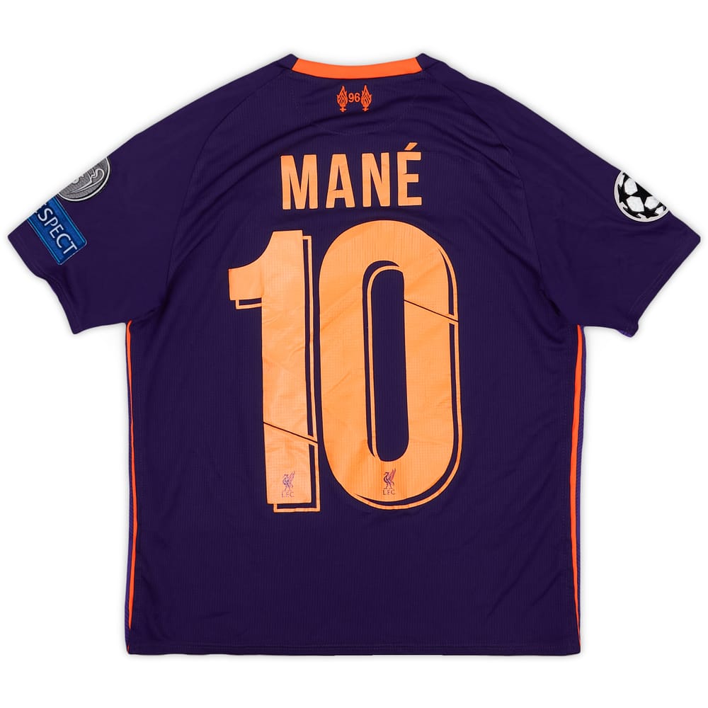 2018-19 Liverpool Away Shirt Mane #10 - 8/10 - (M.Boys)