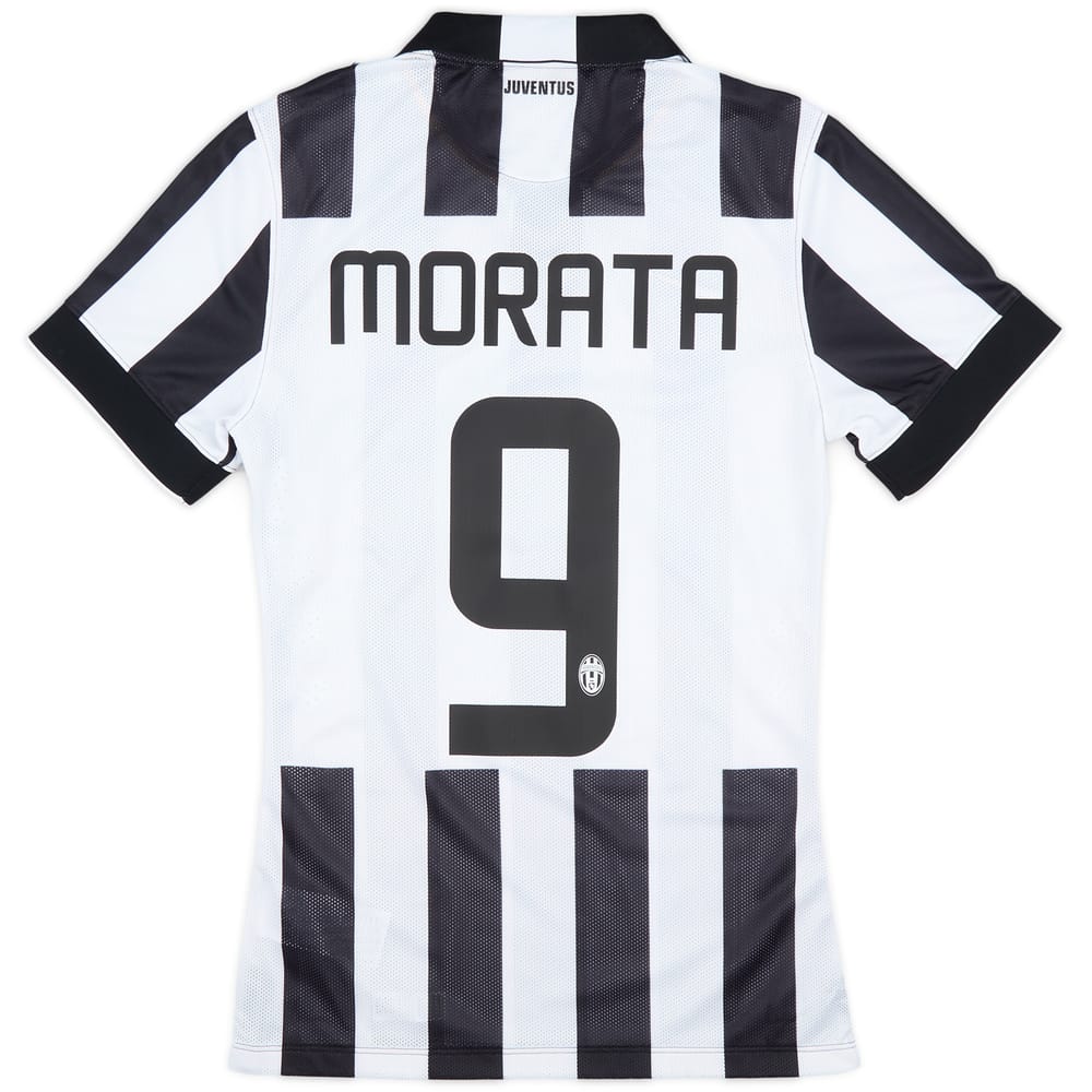 2014-15 Juventus Authentic Home Shirt Morata #9 (S)