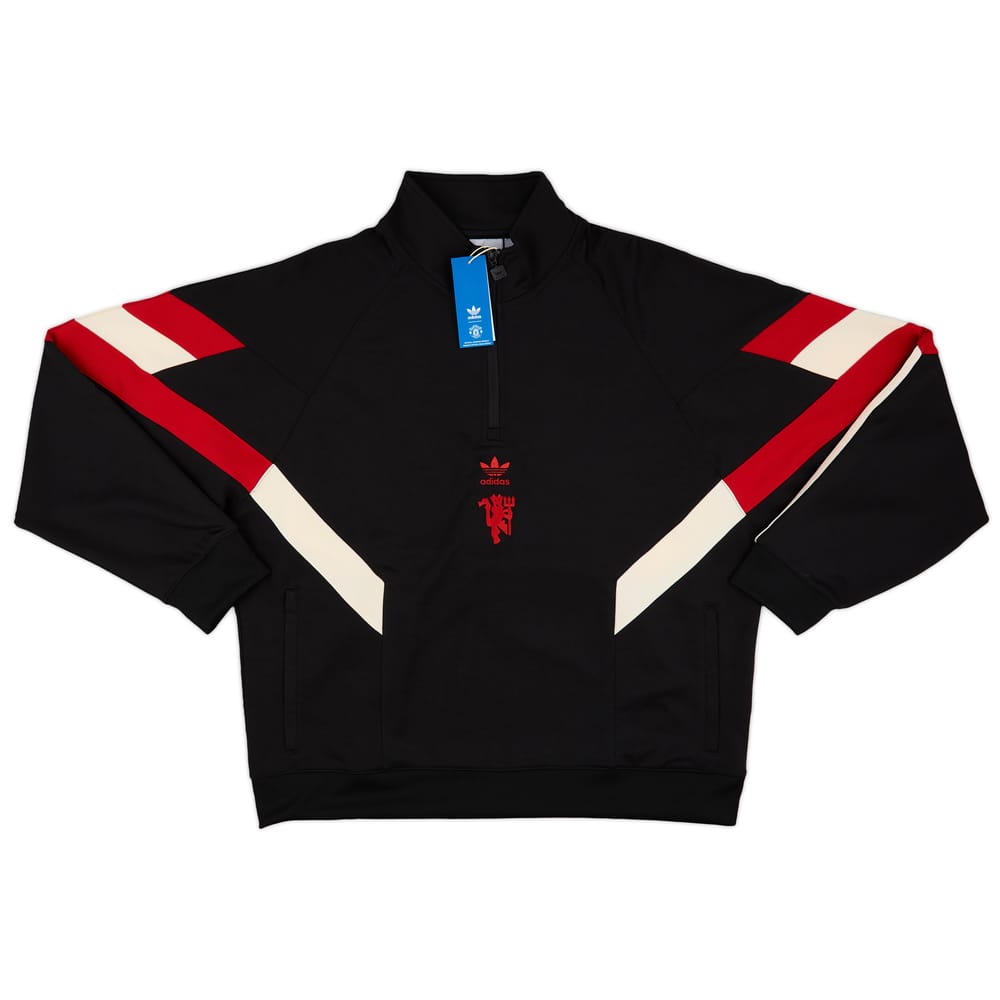 2024-25 Manchester United adidas Originals 1/4 Zip Sweat Top