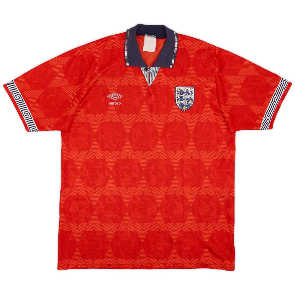 1990-93 England Away Shirt - 6/10 - (L)