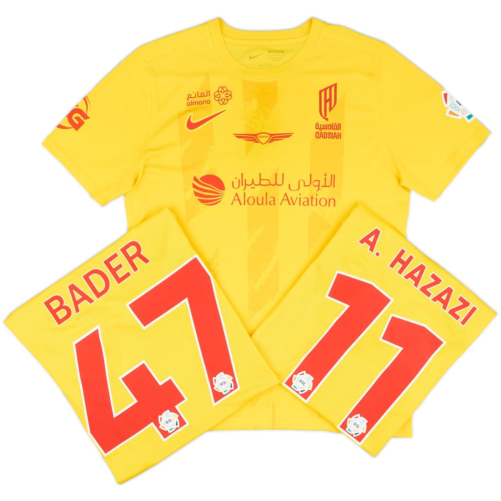 2024-25 Al Qadsiah Player Issue Away Shirt # - As New - (L)