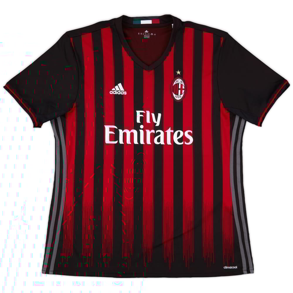 2016-17 AC Milan Home Shirt - 10/10 - (XL)