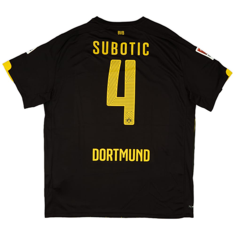 2014-16 Borussia Dortmund Away Shirt Subotic #4 (XL)