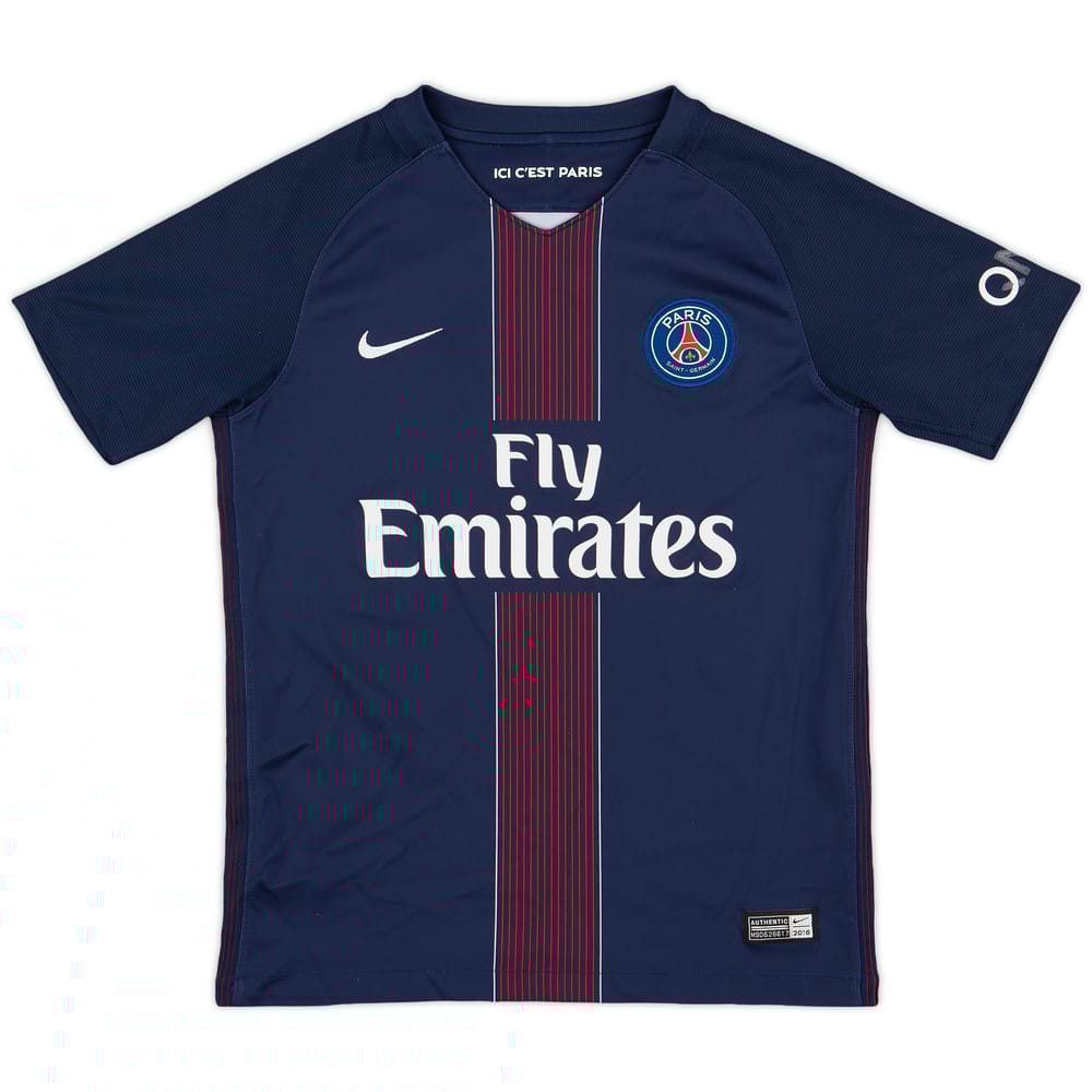2016-17 Paris Saint-Germain Home Shirt - 6/10 - (M.Boys)
