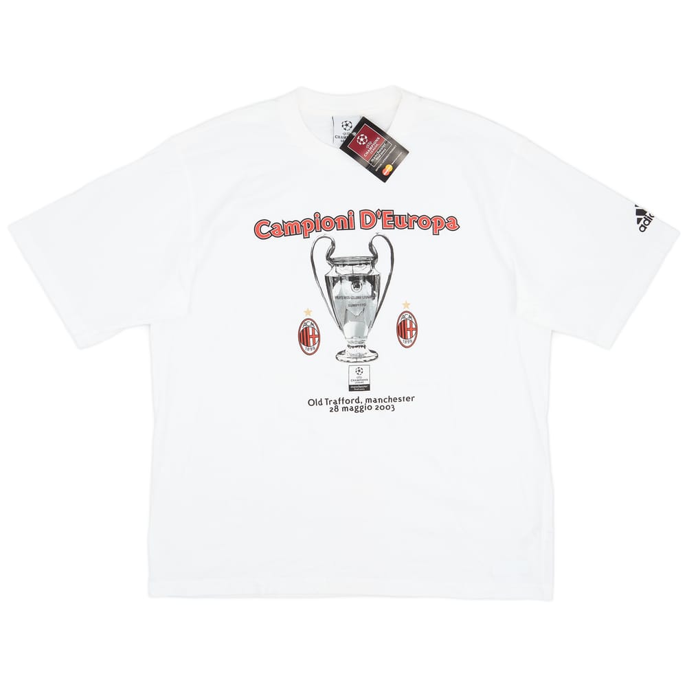 2003 AC Milan Champions League Graphic Tee (L)
