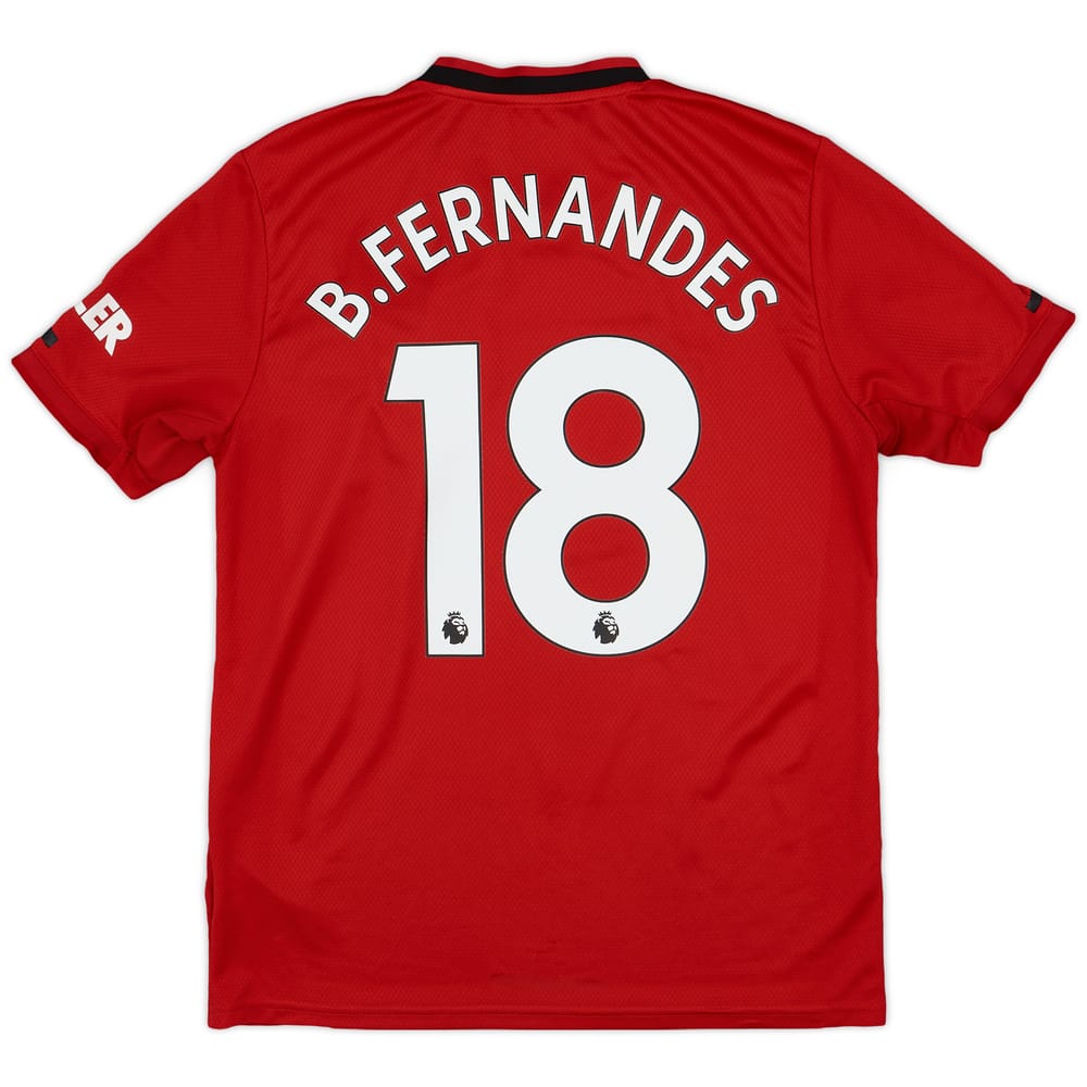 2019-20 Manchester United Home Shirt B.Fernandes #18 - 7/10 - (M)