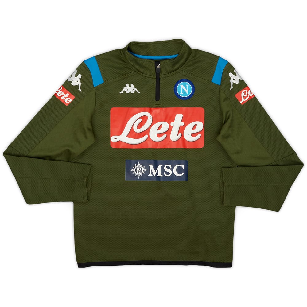 2019-20 Napoli Kappa 1/4 Zip Drill Top - 5/10 - (XL.Boys)