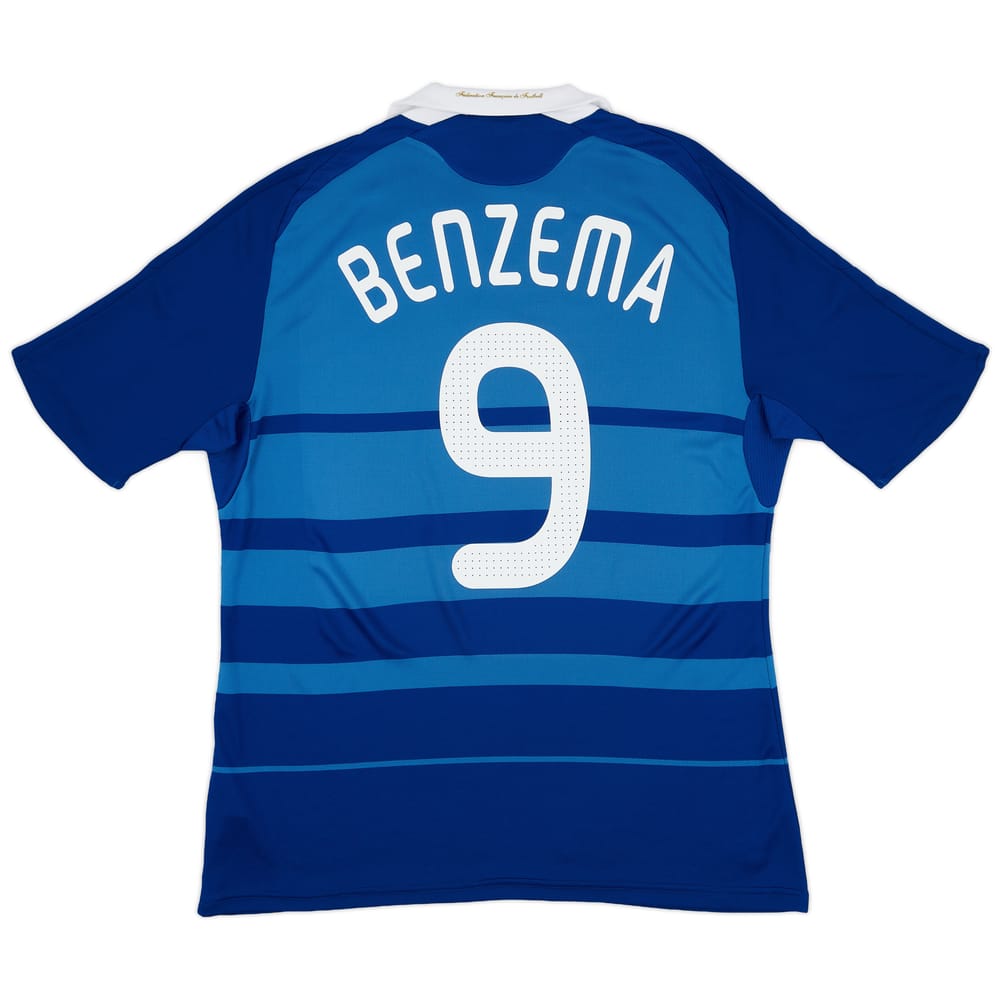 2008-09 France Home Shirt Benzema #9 - 7/10 - (L)