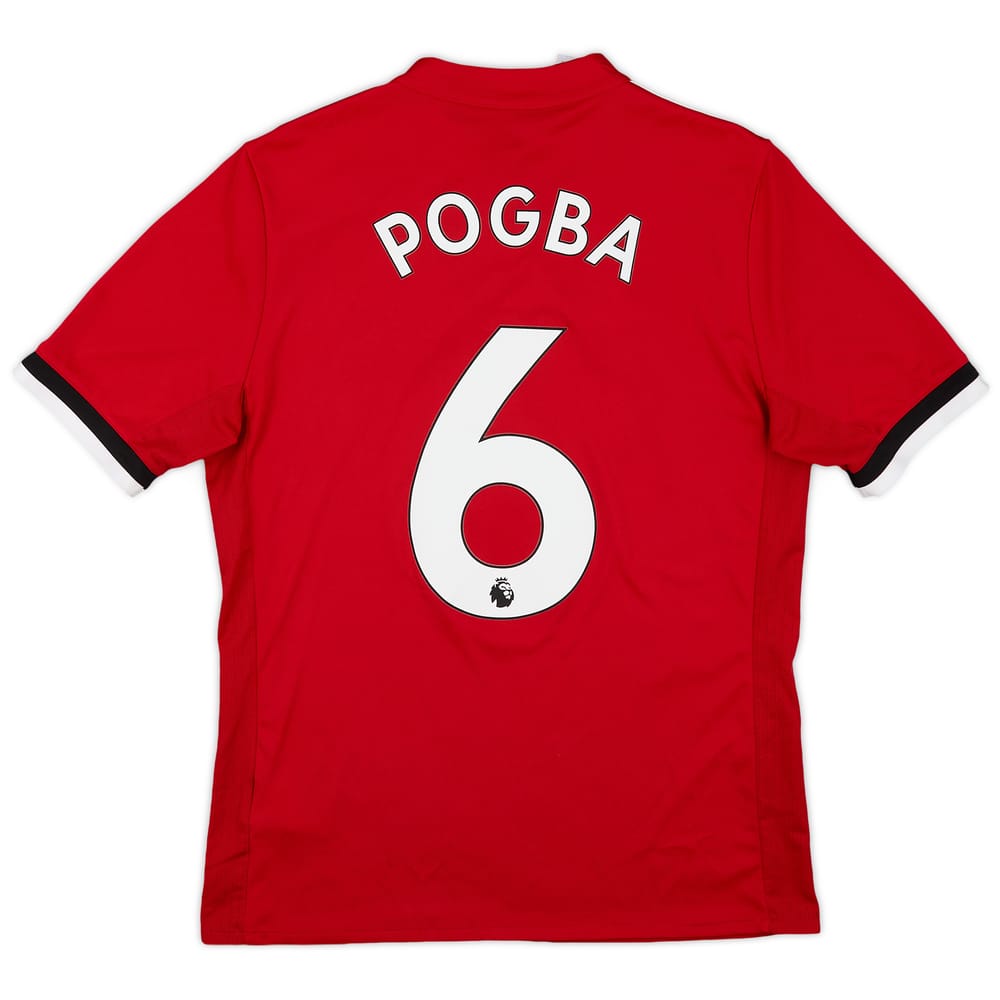 2017-18 Manchester United Home Shirt Pogba #6 - 8/10 - (XL.Boys)