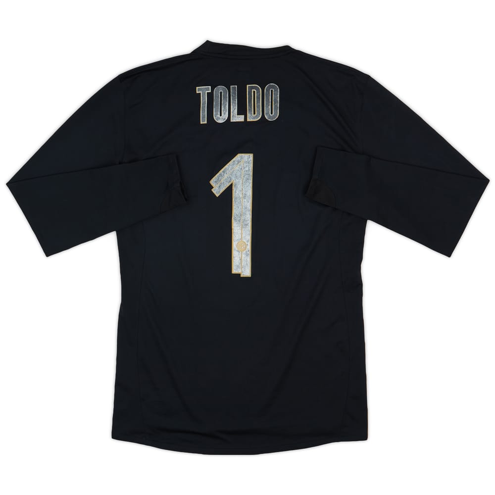 2008-09 Inter Milan Player Issue GK Shirt Toldo #1 - 5/10 - (XL)