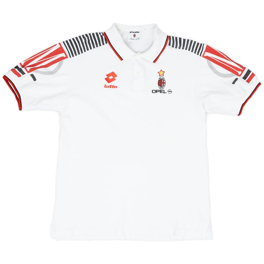 1995-96 AC Milan Lotto Polo Shirt - 7/10 - (XL)