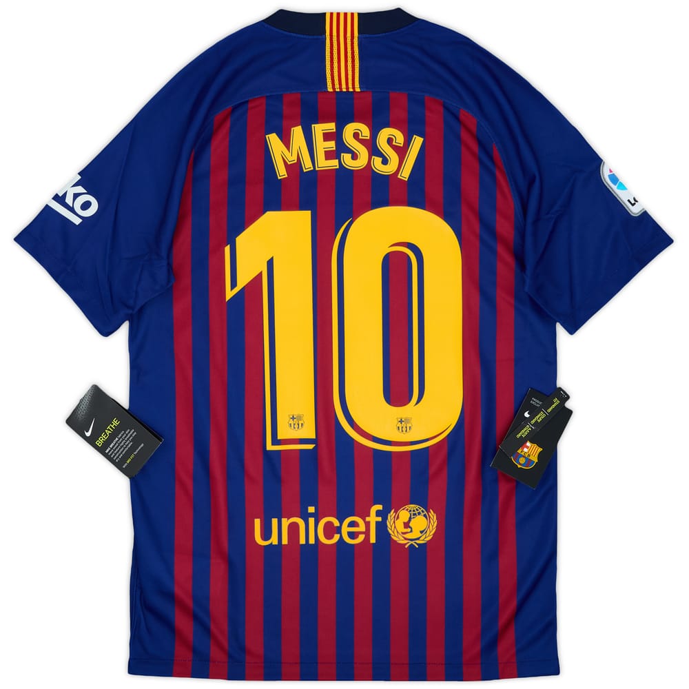 2018-19 Barcelona Home Shirt Messi #10 (S)