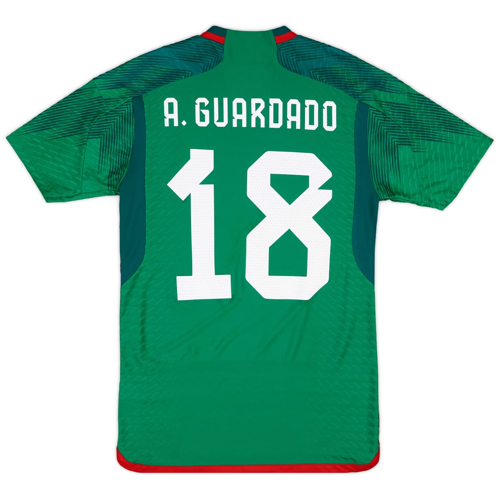 2022-23 Mexico Authentic Home Shirt A.Guardado #18