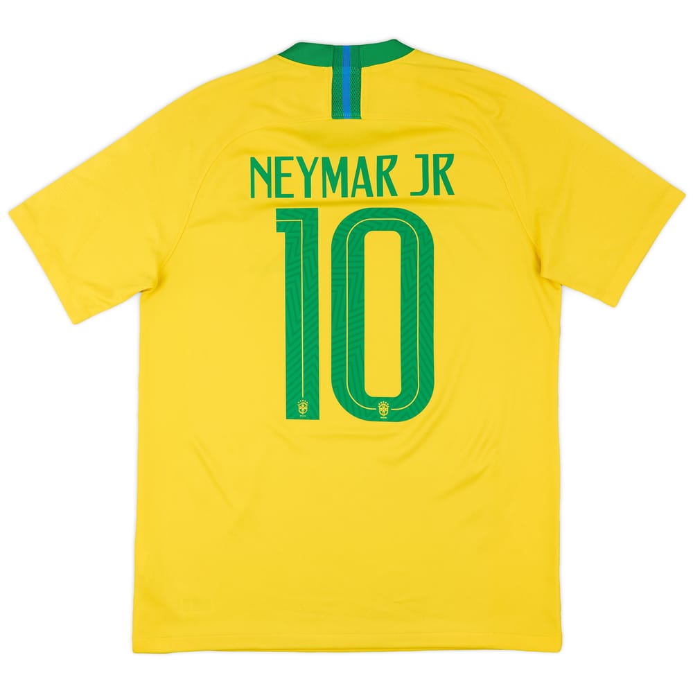 2018-19 Brazil Home Shirt Neymar Jr #10 - 7/10 - (M)