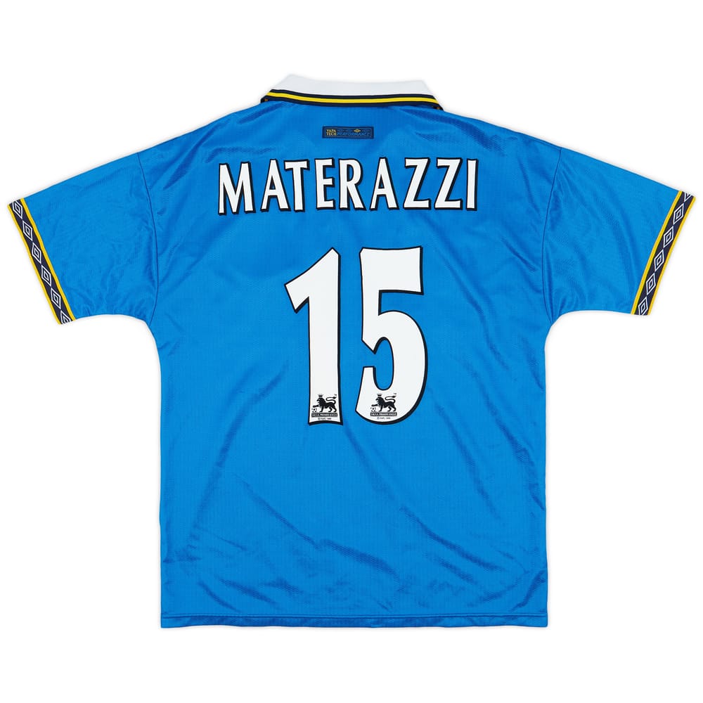 1997-99 Everton Home Shirt Materazzi #15 - 8/10 - (L)
