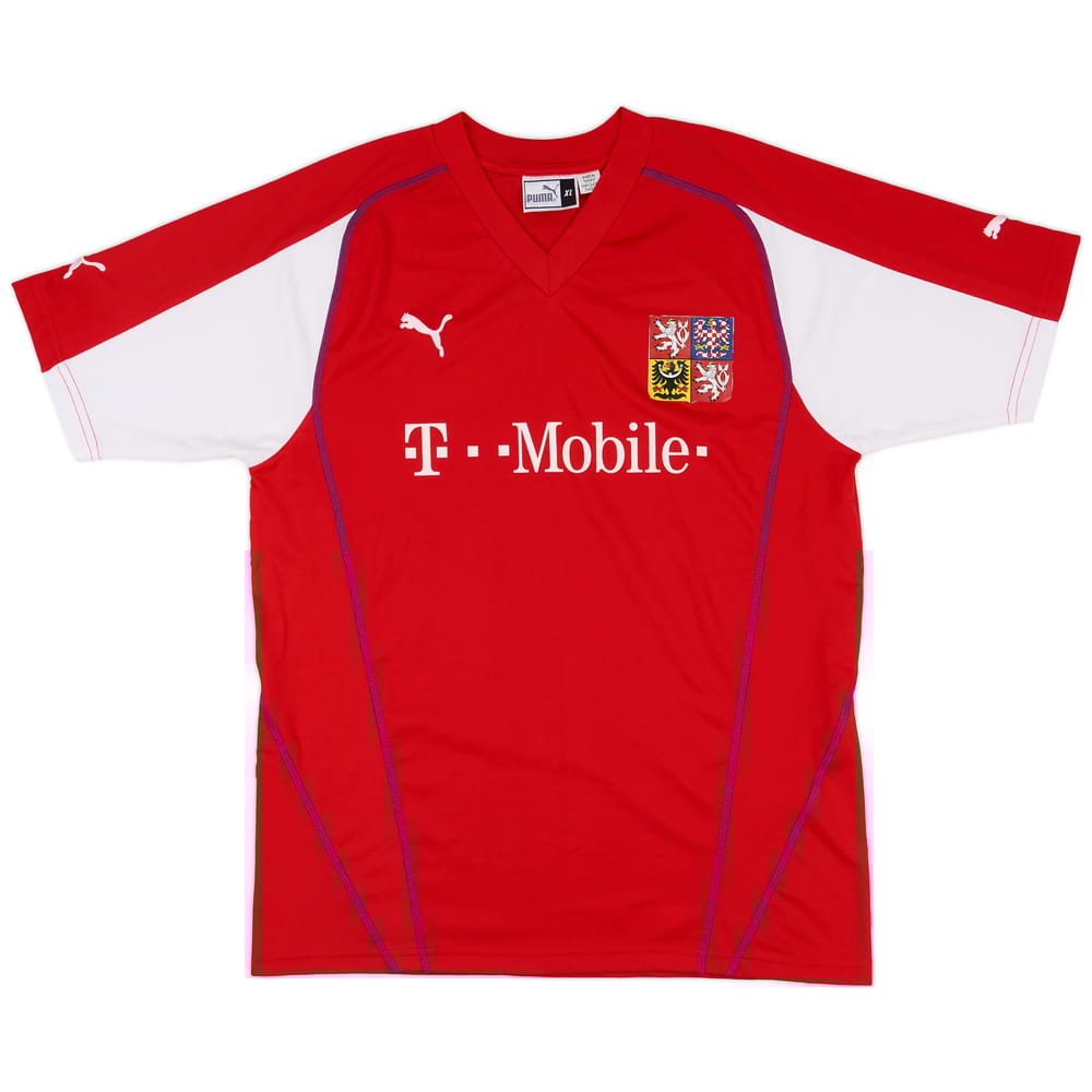 2003-04 Czech Republic Basic Home Shirt - 8/10 - (XL)