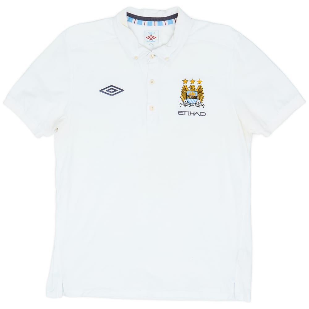 2010-11 Manchester City Umbro Polo Shirt - 9/10 - (L)