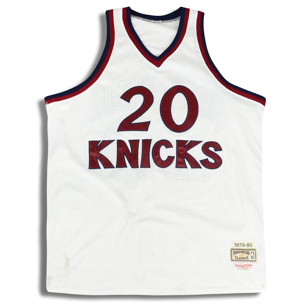 1979-80 Authentic New York Knicks Richardson #20 Mitchell & Ness Hardwood Classics Jersey (Home) XXL