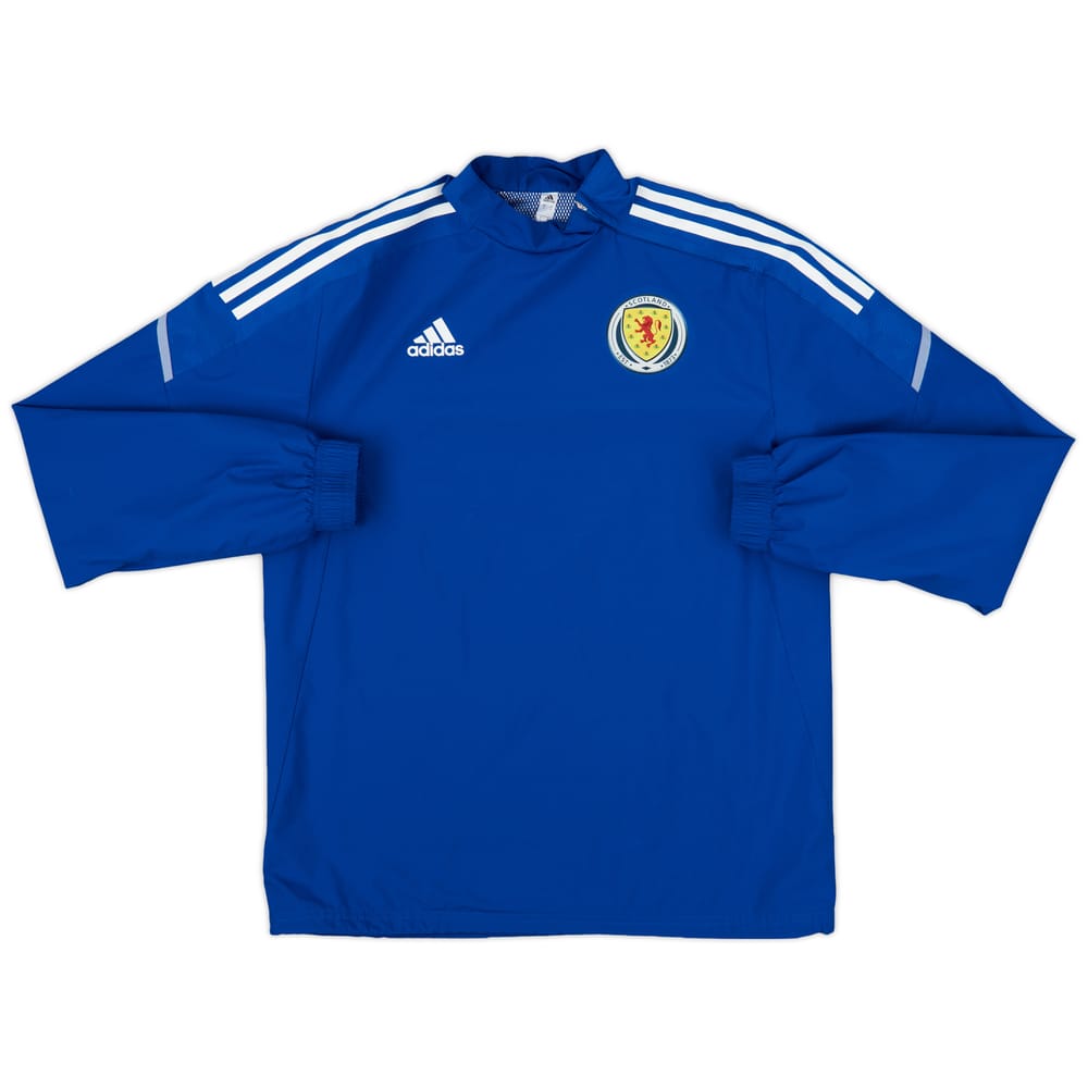 2021-22 Scotland adidas 1/4 Zip Drill Top - 9/10 - (S)