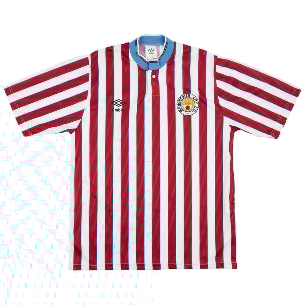 1988-90 Manchester City Away Shirt - 6/10 - (M)