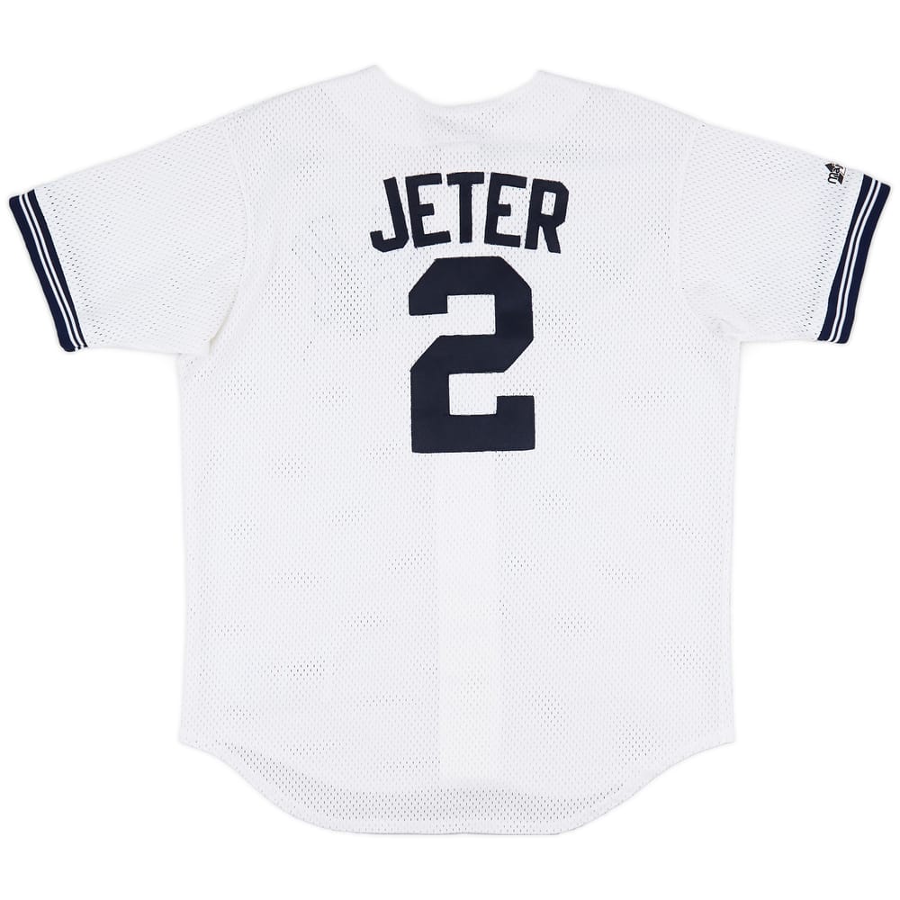 2000s New York Yankees Jeter #2 Majestic Jersey - 8/10 - (M)