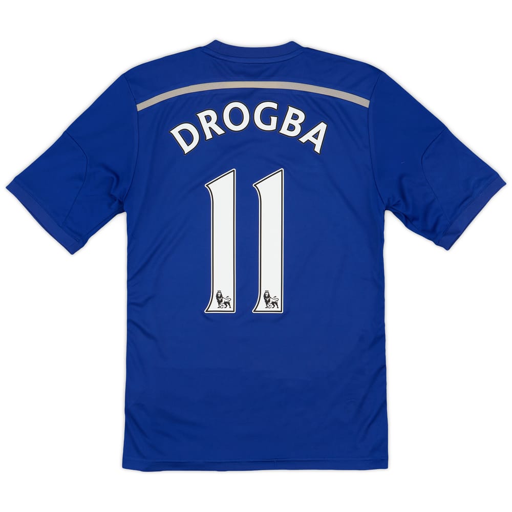 2014-15 Chelsea Home Shirt Drogba #11 - 7/10 - (XS)