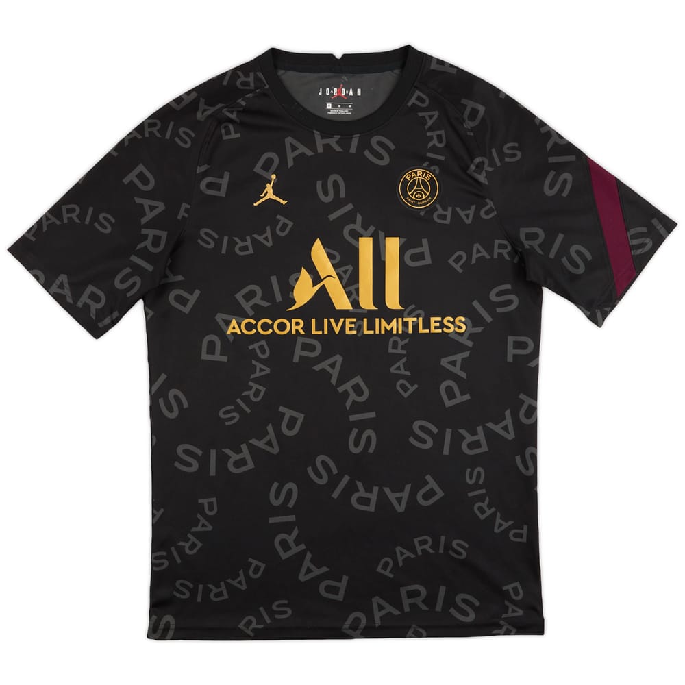 2020-21 Paris Saint-Germain Jordan Pre-Match Training Shirt - 8/10 - (M)