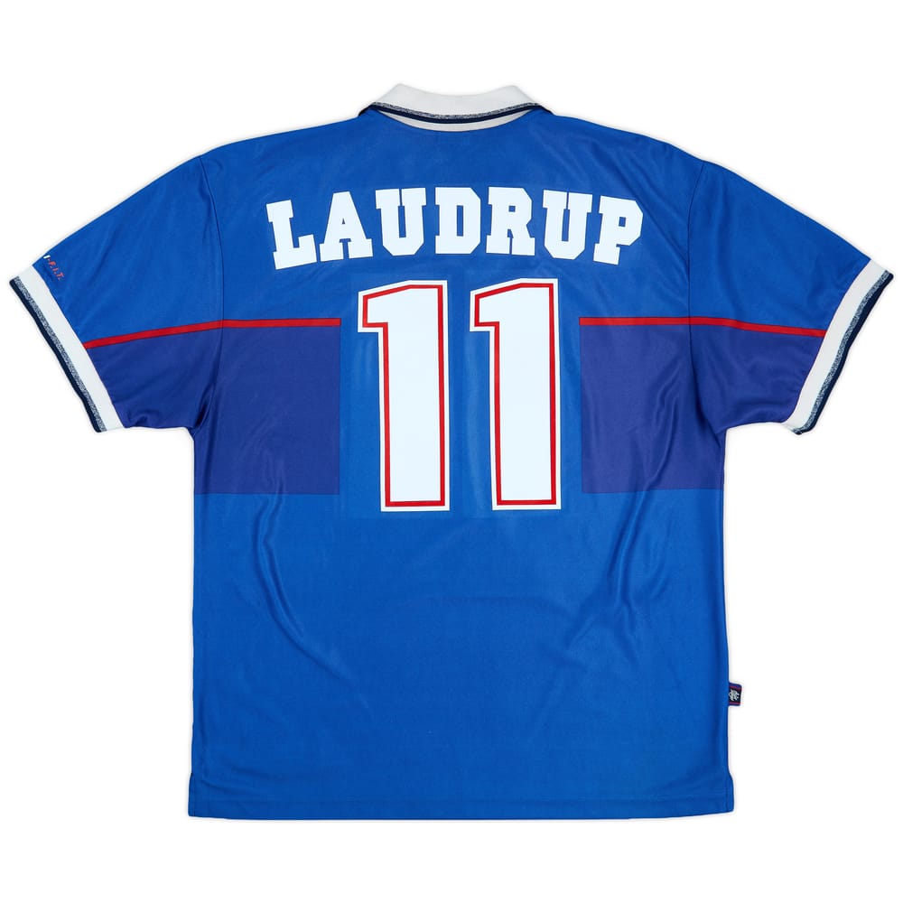 1997-99 Rangers Home Shirt Laudrup #11 - 8/10 - (L)