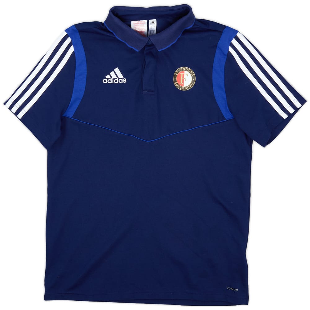2019-20 Feyenoord adidas Polo Shirt - 8/10 - (L.Boys)
