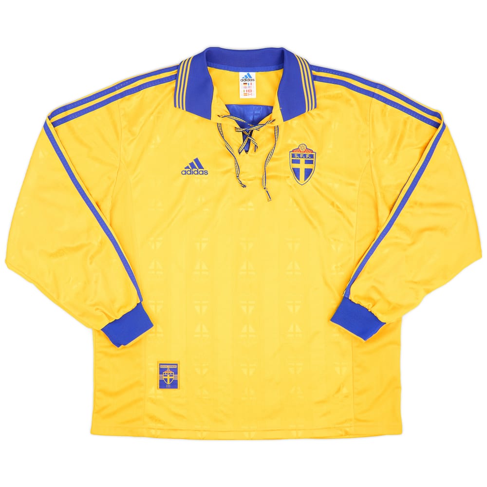 1998-99 Sweden Home L/S Shirt - 9/10 - (XL)