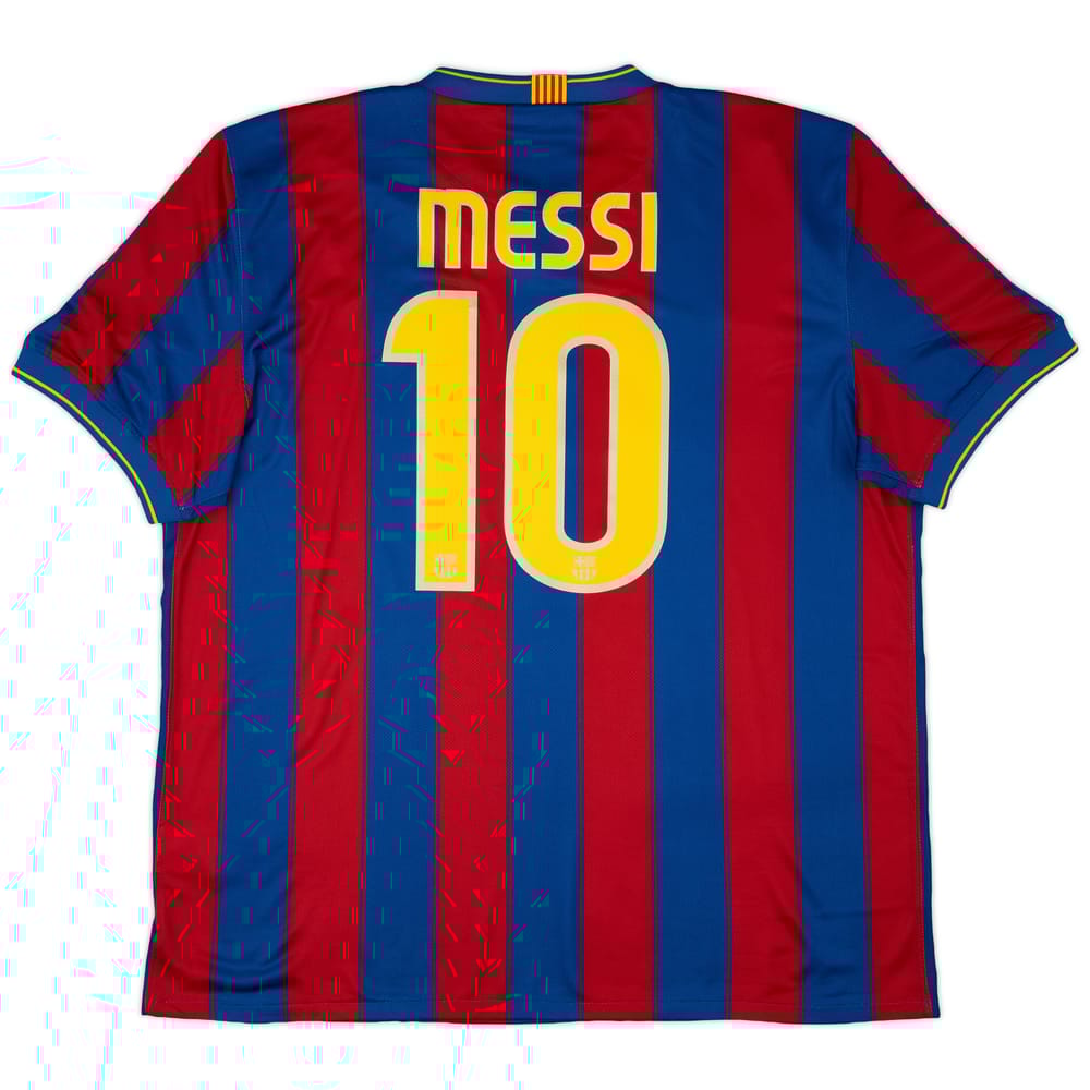 2009-10 Barcelona Home Shirt Messi #10 (XXL)